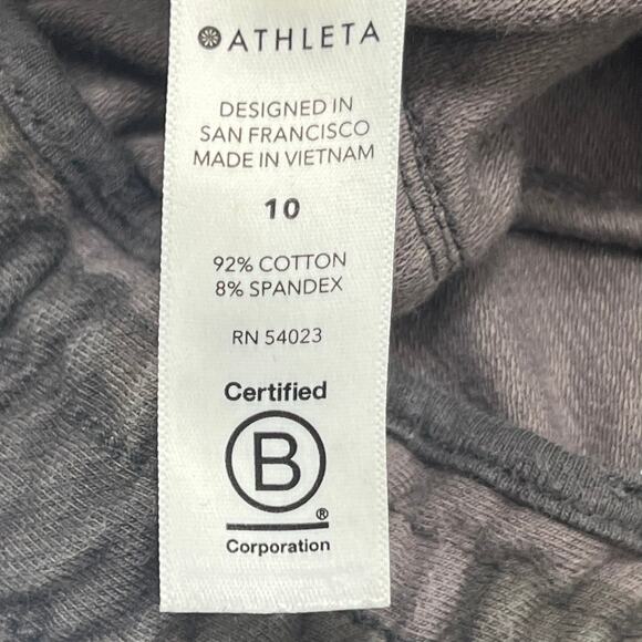 Athleta Camo Farallon Jogger Pants Drawstring Waist Women's Size 10 Activewear - Picture 5 of 16